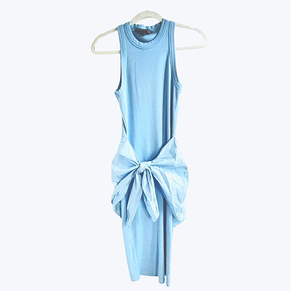 🎁SPECIAL🎁VERONICA BEARD Odeon Layered Ribbed Stretch Midi Dress - Picture 10 of 11